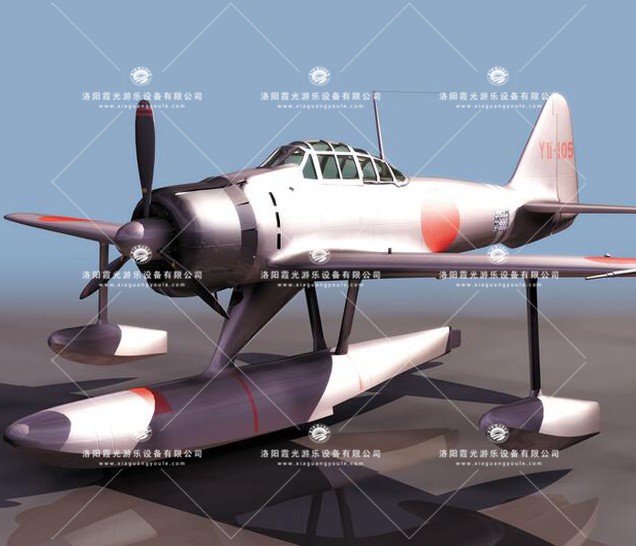 黄山3D模型飞机_